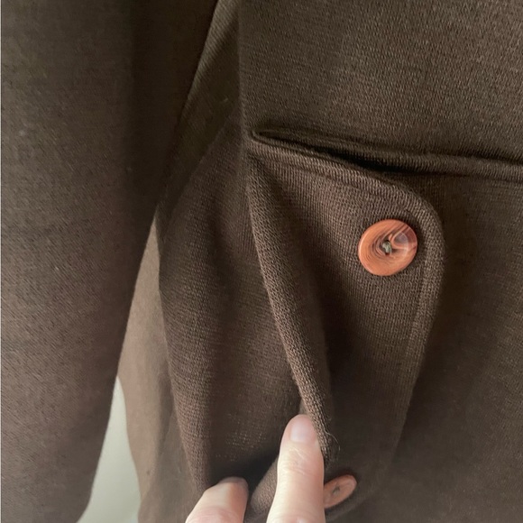 Vintage Lee Parker Wool Light Weight Brown Jacket - Picture 5 of 15